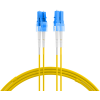 INFRALAN® Duplex Patchkabel LC-LC OS2 G652D, 5m LSZH 2mm gelb