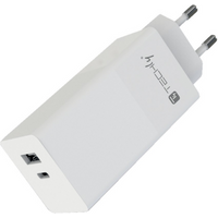 Techly USB-C und USB-A 100W Wandladegerät