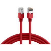 Patchkabel RJ45 Patchkabel Cat.5e SF/UTP LSZH, Draka UC300 TM11 crossed rot 1m - 1 VPE = 5 St�ck