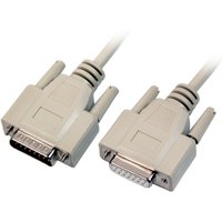 Serielle und Paralelle Kabel und Adapter Datenkabel seriell 1:1, 2x DSub 15, St.-Bu., 2,0m, beige - 1 VPE = 10 St�ck
