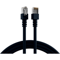 Patchkabel RJ45 Patchkabel Cat.5e SF/UTP PVC, CCA schwarz 5m - 1 VPE = 10 St�ck