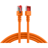 Patchkabel RJ45 Patchkabel Cat.6 S/FTP LSZH, orange 20m - 1 VPE = 5 St�ck