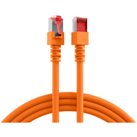 RJ45 Patchkabel Cat.6 S/FTP LSZH, orange 25m