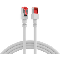 Patchkabel RJ45 Patchkabel Cat.6 S/FTP LSZH, weiß 3m - 1 VPE = 10 St�ck