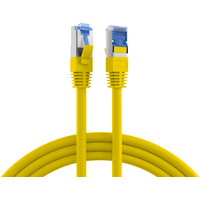 RJ45 Patchkabel Cat.6A S/FTP TPE, Cat.7 Rohkabel superflex gelb 30m