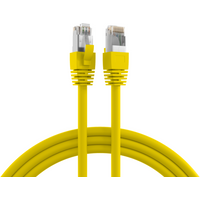 RJ45 Patchkabel Cat.8.1 S/FTP LSZH, BC gelb 10m
