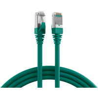RJ45 Patchkabel Cat.5e SF/UTP PUR, RAL6018 grün 25m