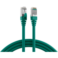 Patchkabel RJ45 Patchkabel Cat.5e SF/UTP PUR, RAL6018 grün 2m - 1 VPE = 150 St�ck