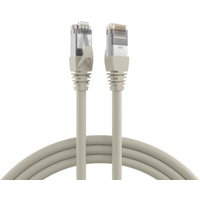 RJ45 Patchkabel Cat.6A S/FTP PVC, UL grau 90m