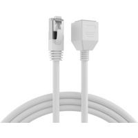 Patchkabel RJ45 Patchkabelverl. Cat.6A S/FTP LSZH, AWG26 weiß 3m - 1 VPE = 10 St�ck