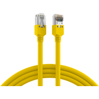 RJ45 Patchkabel Cat.5e SF/UTP LSZH, Draka UC300 TM11 gelb 15m