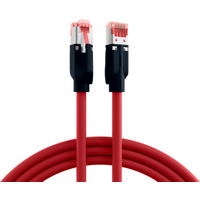 Patchkabel RJ45 Patchkabel Cat.6A S/FTP PUR, Draka UC900 TM21 rot 1,5m - 1 VPE = 5 St�ck