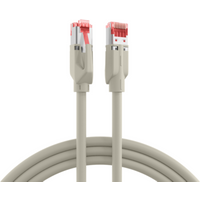 Patchkabel RJ45 Patchkabel Cat.6A S/FTP LSZH, Draka UC900 TM21 grau 20m - 1 VPE = 20 St�ck