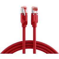 Patchkabel RJ45 Patchkabel Cat.6A S/FTP LSZH, Draka UC900 TM21 rot 1,5m - 1 VPE = 5 St�ck