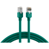 Patchkabel RJ45 Patchkabel Cat.5e F/UTP LSZH, Draka UC300 TM11 grün 1m - 1 VPE = 5 St�ck