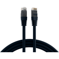 Patchkabel RJ45 Patchkabel Cat.6 U/UTP PVC, CCA schwarz 5m - 1 VPE = 10 St�ck