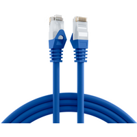 Patchkabel RJ45 Patchkabel Cat.6 U/UTP LSZH, CCA blau 15m - 1 VPE = 5 St�ck