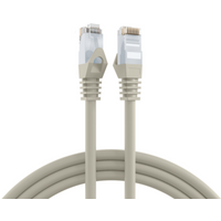 Patchkabel RJ45 Patchkabel Cat.6 U/UTP LSZH, CCA grau 25m - 1 VPE = 5 St�ck
