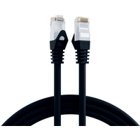 Patchkabel RJ45 Patchkabel Cat.6 U/UTP LSZH, CCA schwarz 10m - 1 VPE = 5 St�ck