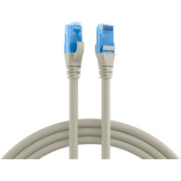 Patchkabel RJ45 Patchkabel Cat.6A U/UTP LSZH, Premium 500MHz grau 5m - 1 VPE = 10 St�ck