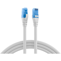 Patchkabel RJ45 Patchkabel Cat.6A U/UTP LSZH, Premium 500MHz weiß 10m - 1 VPE = 5 St�ck