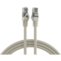Kupferverkabelung RJ45 Patchkabel Cat.5e U/UTP LSZH, CCA AWG24/7 grau 30m - 1 VPE = 5 St�ck