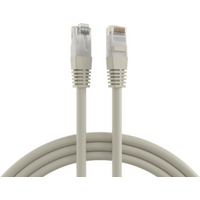Patchkabel RJ45 Patchkabel Cat.5e U/UTP PVC, CCA grau 20m - 1 VPE = 5 St�ck