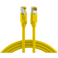 Patchkabel RJ45 Patchkabel Cat.6A S/FTP LSZH, Draka UC900 TM31 gelb 2m - 1 VPE = 5 St�ck
