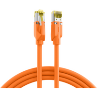Patchkabel RJ45 Patchkabel Cat.6A S/FTP LSZH, Draka UC900 TM31 orange 2m - 1 VPE = 5 St�ck
