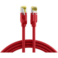 RJ45 Patchkabel Cat.6A S/FTP LSZH, Draka UC900 TM31 rot 10m