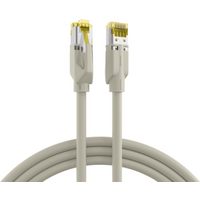 RJ45 Patchkabel Cat.6A S/FTP LSZH, Dätwyler 7702 TM31 grau 25m