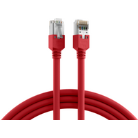 Patchkabel RJ45 Patchkabel Cat.5e S/UTP PVC, Dätwyler 5502 TM11 rot 1,5m - 1 VPE = 5 St�ck
