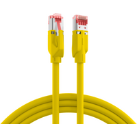 RJ45 Patchkabel Cat.6A S/FTP LSZH, Dätwyler 7702 TM21 gelb 20m