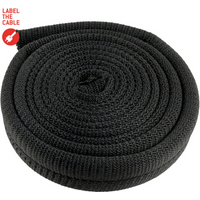 LTC CABLE TUBE, Gewebekabelschlauch, Durchmesser 2.5 - 4 cm 2m schwarz