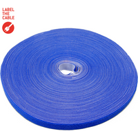 LTC ROLL STRAP, Doppelseitige Klettbandrolle, 25m blau