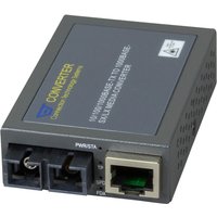 Kompakt Media Konverter RJ45-SC, 10km, SM, Gigabit Ethernet