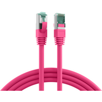 Patchkabel RJ45 Patchkabel Cat.6A S/FTP LSZH, magenta 1,5m - 1 VPE = 10 St�ck