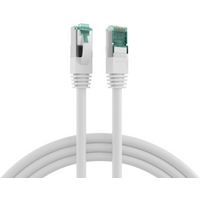 Patchkabel RJ45 Patchkabel Cat.6A S/FTP LSZH, weiß 1,5m - 1 VPE = 10 St�ck