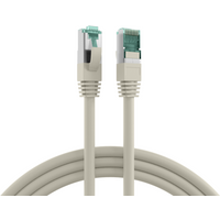 RJ45 Patchkabel Cat.6A S/FTP LSZH, grau 30m