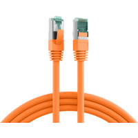 Patchkabel RJ45 Patchkabel Cat.6A S/FTP LSZH, orange 7,5m - 1 VPE = 5 St�ck