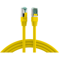 Patchkabel RJ45 Patchkabel Cat.6A S/FTP LSZH, gelb7,5m - 1 VPE = 5 St�ck