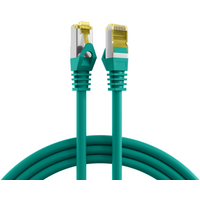 RJ45 Patchkabel Cat.6A S/FTP LSZH, Cat.7 Rohkabel grün 25m