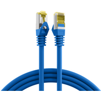 Patchkabel RJ45 Patchkabel Cat.6A S/FTP LSZH, Cat.7 Rohkabel blau 30m - 1 VPE = 5 St�ck