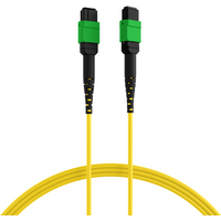 MPO-PLUS®/APC(F)-MPO-PLUS®/APC(F) Patchkabel OS2, 12 Fasern Typ B LSZH gelb 5m