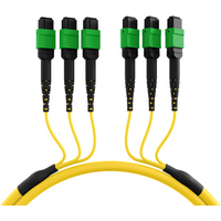 MTP®/APC(F)-MTP®/APC(F) Patchkabel OS2 48 Fasern, Typ A LSZH gelb 20m