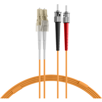 Duplex Patchkabel LC-ST OM2, 50m LSZH 2mm orange
