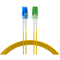 Glasfaser Patchkabel Duplex Patchkabel LC/APC-LC OS2 G652D, 5m LSZH 2mm gelb - 1 VPE = 10 St�ck