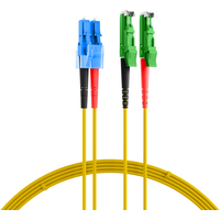 R&M Duplex Patchkabel E2000?/APC-LC OS2, 7,5m 3mm gelb G657A1 Grade C