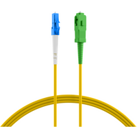 Glasfaser Patchkabel Simplex Patchkabel LC-SC/APC OS2 G657A2, 1m LSZH 2mm gelb - 1 VPE = 10 St�ck