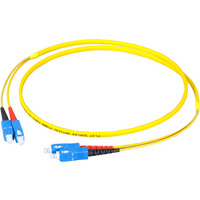 Duplex Patchkabel Flat-Twin SC-SC OS2 G652D, 40m LSZH 3x5mm gelb